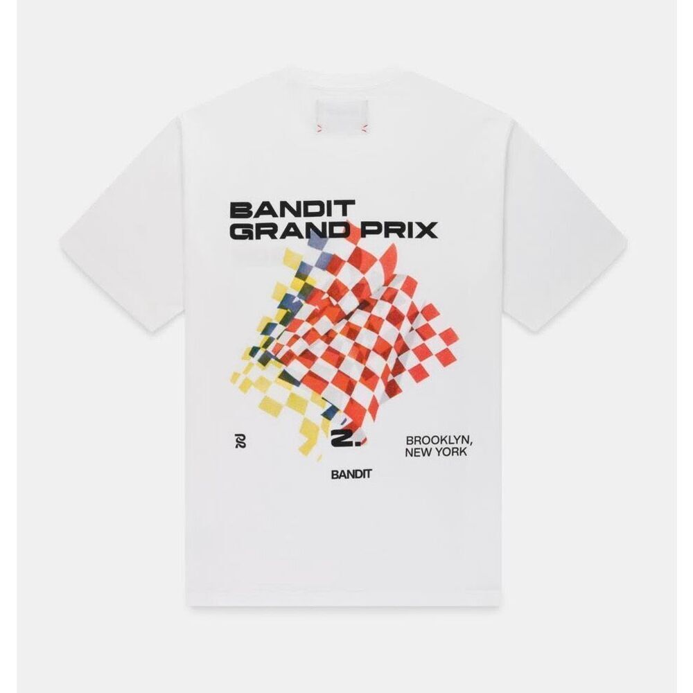 Bandit Grand Prix 2026 Classic Cotton T-Shirt White XS Unisex NWT